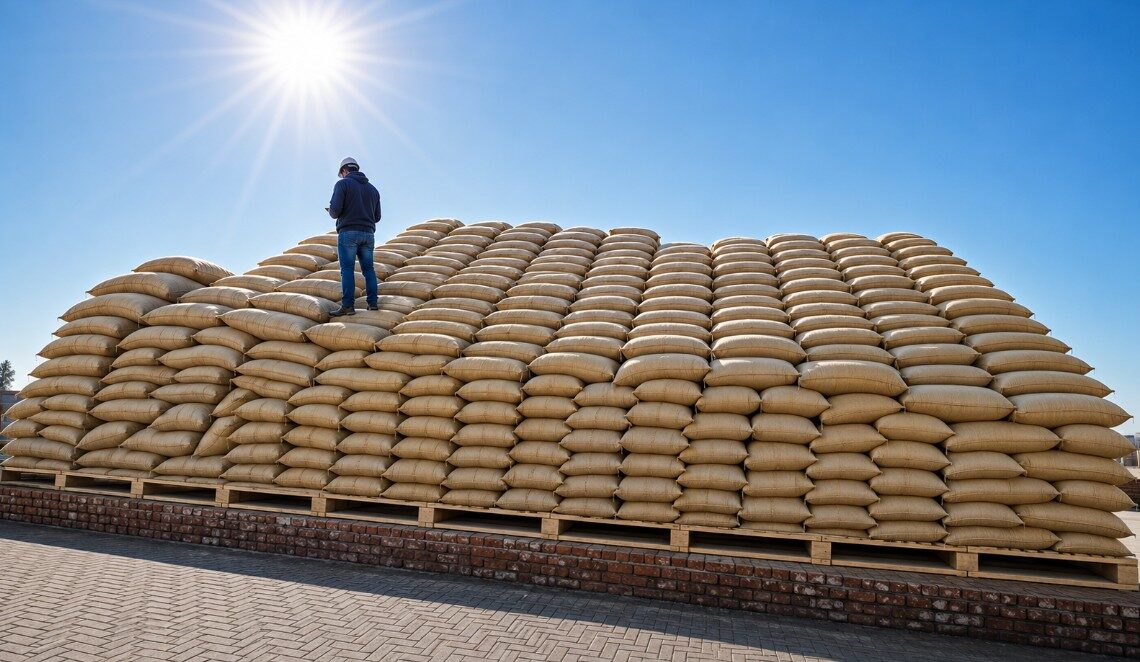 Wooden Pallets for Corn Storage and Ganji Pyramid Stacking